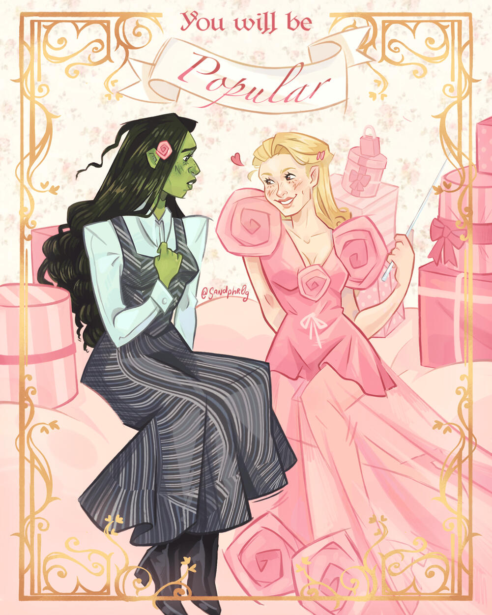 Illustration I made based on the movie Wicked