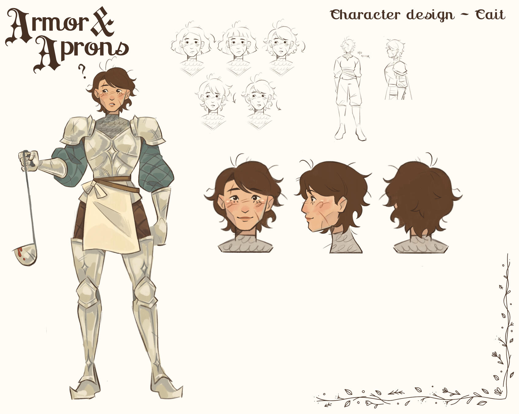Character designs I made for the Wizard of Oz